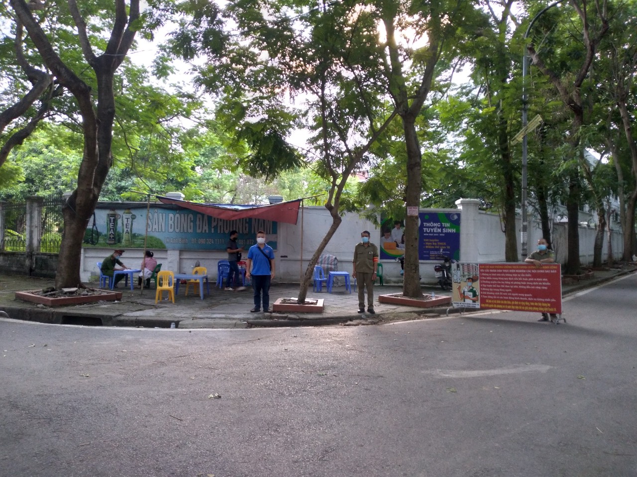 Phường Định Công: Siết chặt các biện pháp, thực hiện công tác phòng, chống dịch Covid - 19 hiệu quả